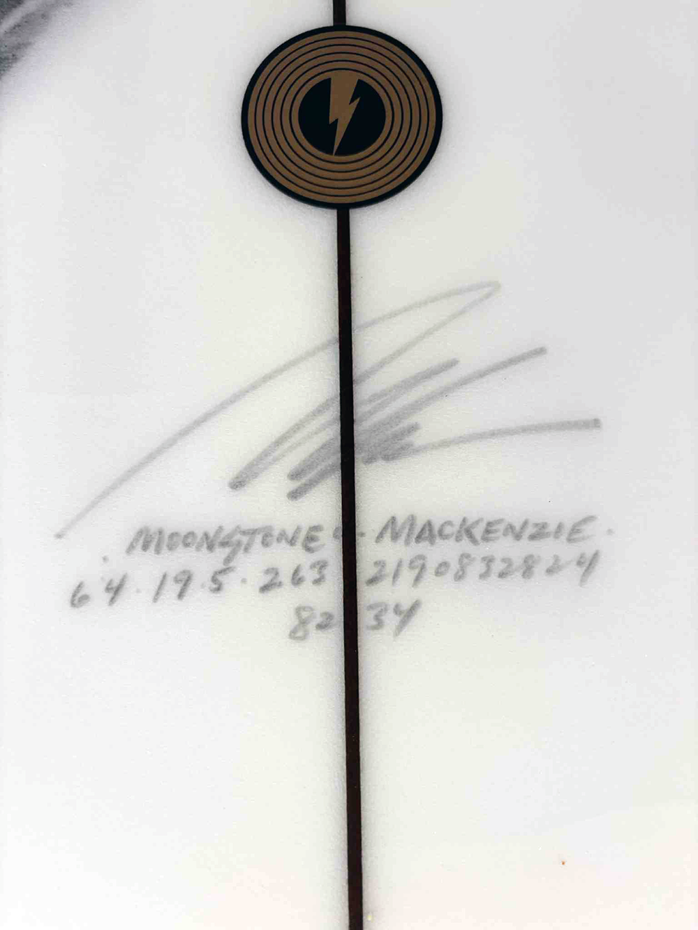 6'24" x 19.5 x 2.63 MOONSTONE