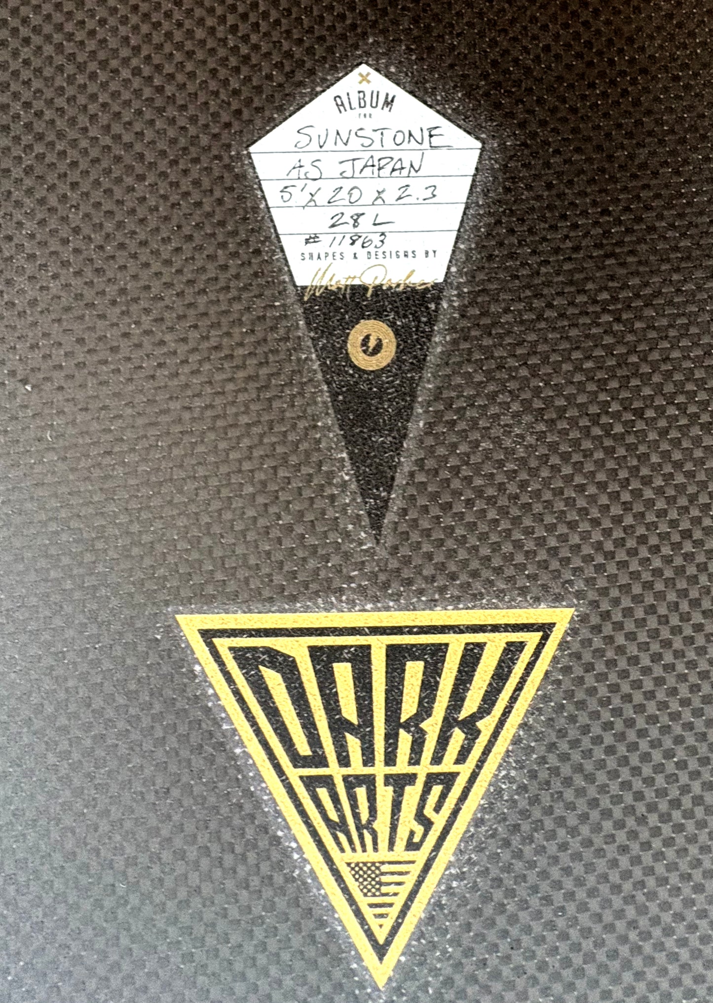 SUNSTONE DARKARTS / 5'0" 20 2.3 28L